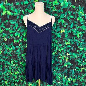 Altar'd State Navy Dress w/ Adjustable Straps (Large)